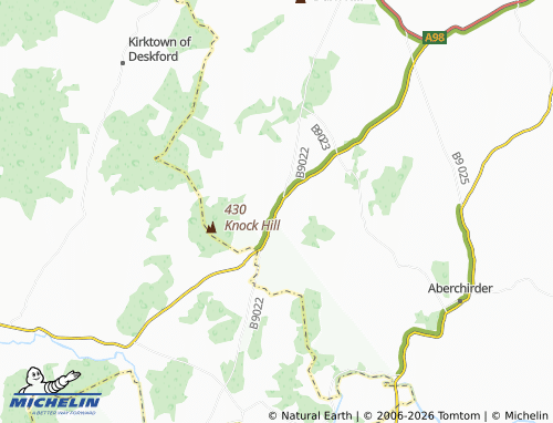 Carte MICHELIN Gordonstown Cornhill - ViaMichelin