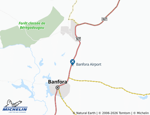 MICHELIN Tarfila map - ViaMichelin