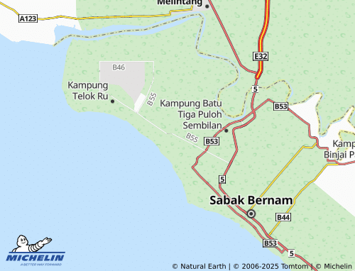 MICHELIN Kampung Banting map - ViaMichelin