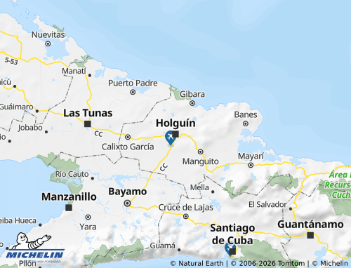 MICHELIN Holguín map - ViaMichelin