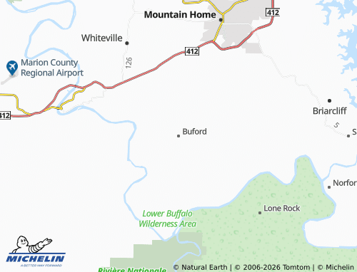 Mapa MICHELIN Buford - ViaMichelin