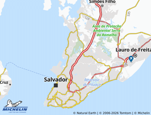 Mappa MICHELIN Pirajá - ViaMichelin
