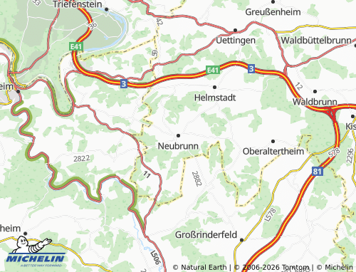 Mapa MICHELIN Neubrunn - ViaMichelin