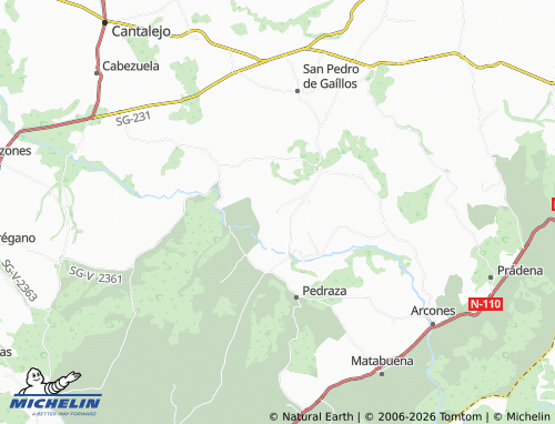MICHELIN Tejadilla map - ViaMichelin