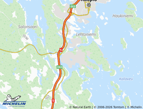 MICHELIN Petonen map - ViaMichelin
