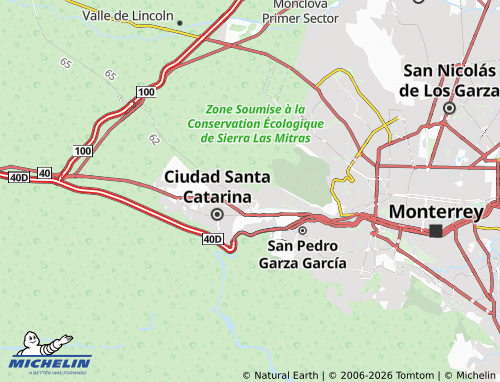 Mappa MICHELIN Mártires de Cananea - ViaMichelin