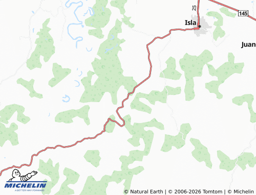 MICHELIN Coapa map - ViaMichelin