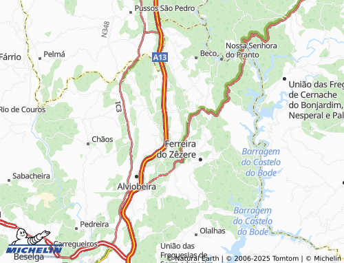 MICHELIN São Marcos map - ViaMichelin