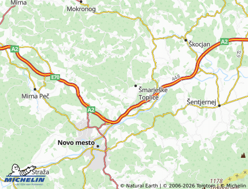 Mapa MICHELIN Paha - ViaMichelin