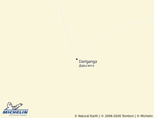 MICHELIN Dariganga map - ViaMichelin