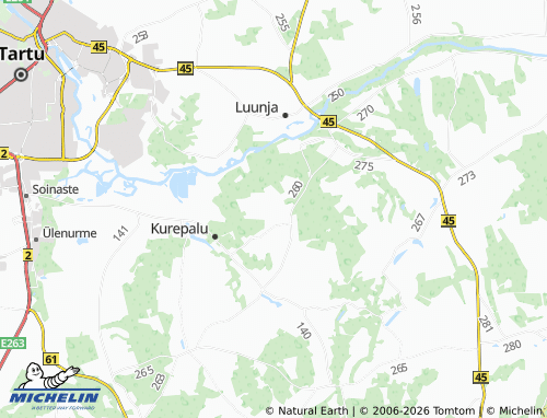 Mapa MICHELIN Metsanurga - ViaMichelin