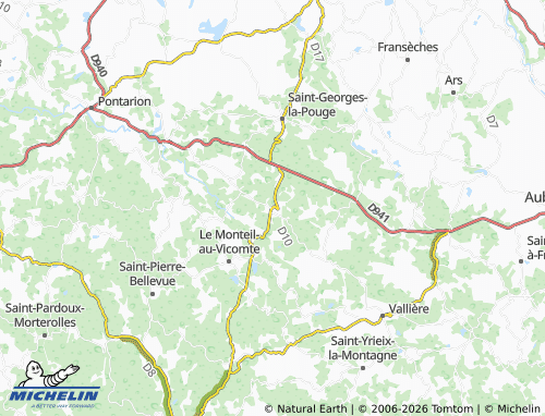 Mapa MICHELIN Chavanat - ViaMichelin