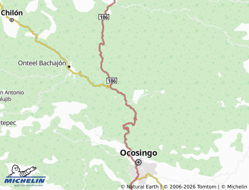 MICHELIN Xoxotja Las Canchas map - ViaMichelin
