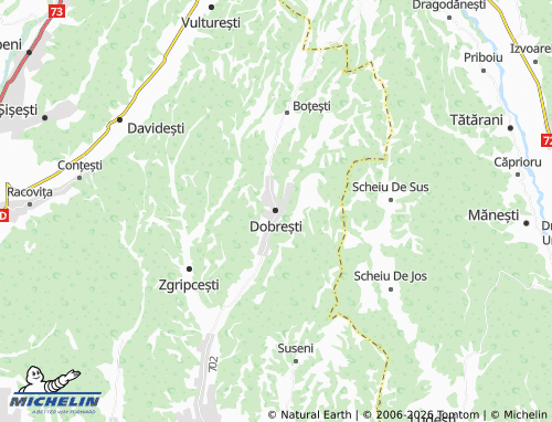 MICHELIN Dobrești map - ViaMichelin