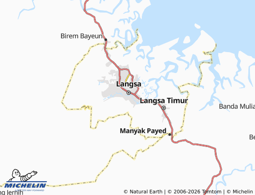 Mappa MICHELIN Langsa Lama - ViaMichelin