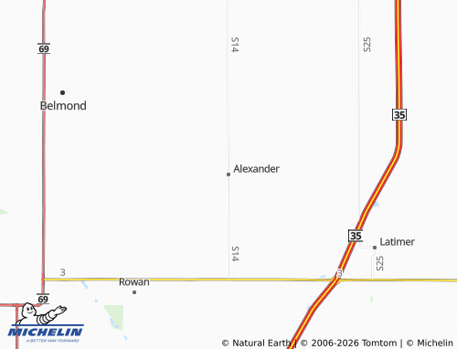 Mappa MICHELIN Alexander - ViaMichelin