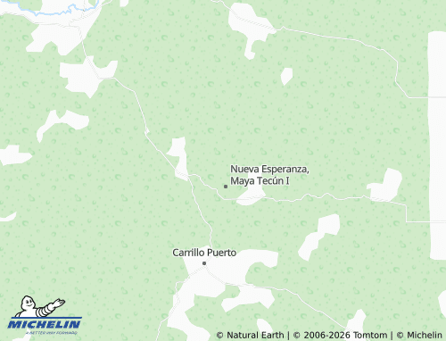 MICHELIN Maya Tecún Ll map - ViaMichelin