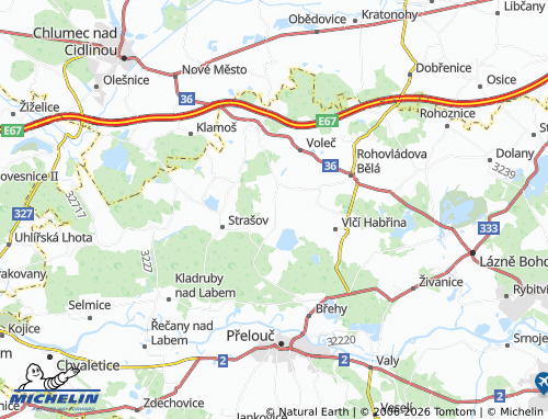 Mapa MICHELIN Sopřeč - ViaMichelin