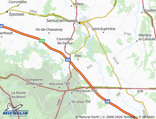 Mappa MICHELIN Flée - ViaMichelin