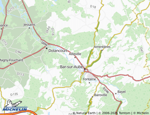 Mappa MICHELIN Ailleville - ViaMichelin