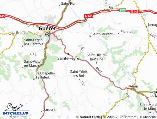 Mapa MICHELIN La Saunière - ViaMichelin