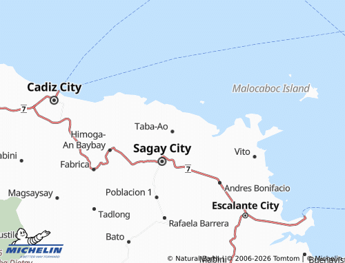 MICHELIN Taba-Ao map - ViaMichelin