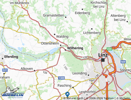 Mappa MICHELIN Wilhering - ViaMichelin
