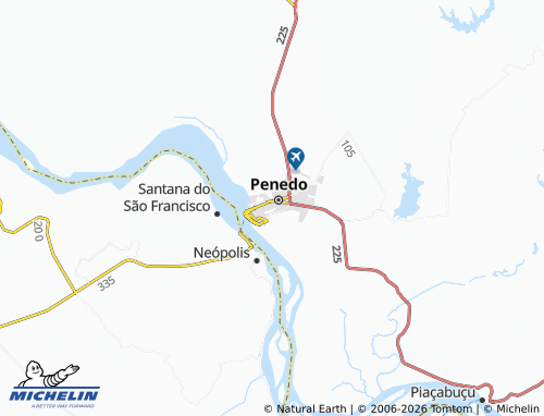Mappa MICHELIN Senhor do Bonfim - ViaMichelin