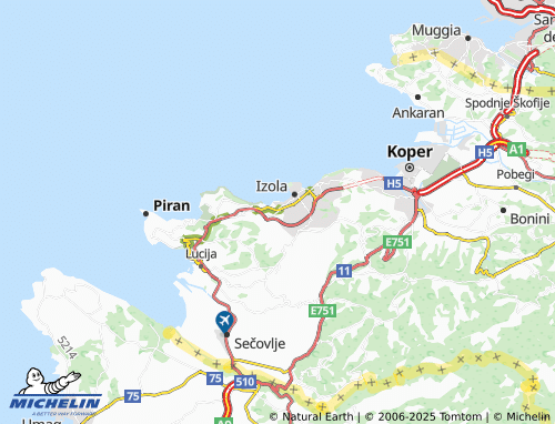 MICHELIN Jagodje map - ViaMichelin