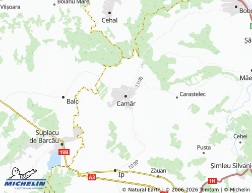 Carte MICHELIN Camăr - ViaMichelin