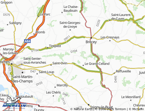 MICHELIN Le Petit-Celland map - ViaMichelin