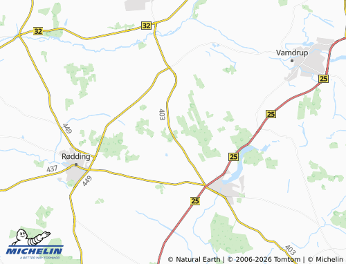 Kaart MICHELIN Mikkelborg - ViaMichelin