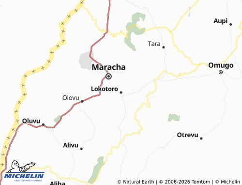 Carte MICHELIN Lokotoro - ViaMichelin