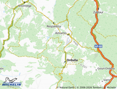 MICHELIN Mendeika map - ViaMichelin