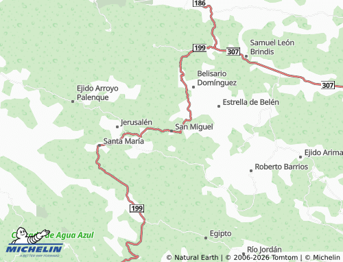 Carte MICHELIN San Miguel - ViaMichelin