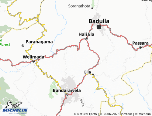 MICHELIN Neluwa map - ViaMichelin