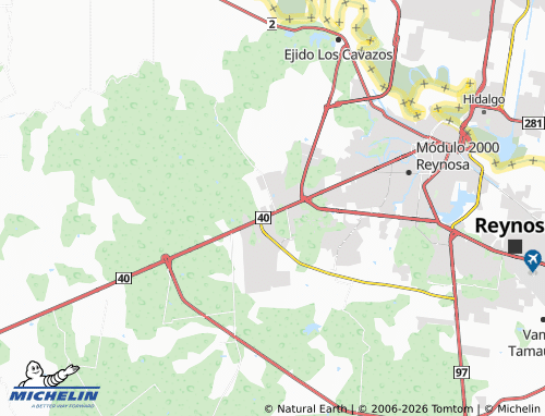 Mapa MICHELIN Los Laureles - ViaMichelin