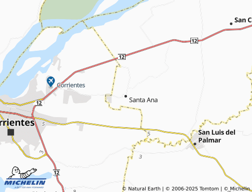 MICHELIN Santa Ana map - ViaMichelin