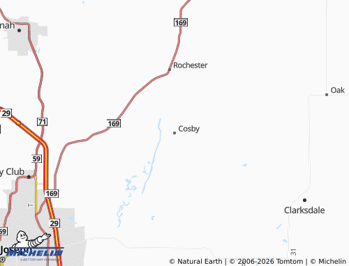 Mapa MICHELIN Cosby - ViaMichelin