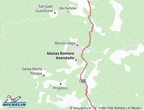 MICHELIN Llano Suchiapa map - ViaMichelin