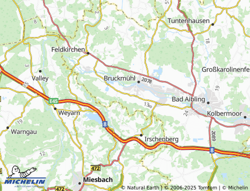 Mapa MICHELIN Mittenkirchen - ViaMichelin
