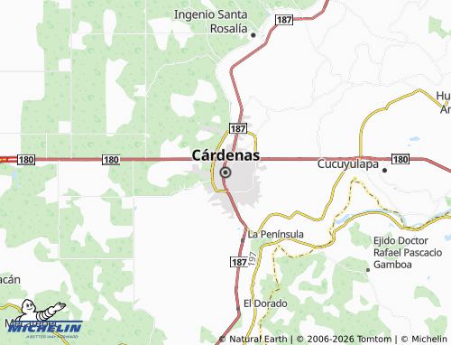 Kaart MICHELIN Cardenas - ViaMichelin