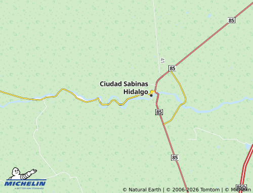 MICHELIN Fidel Velázquez map - ViaMichelin