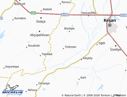 Mappa MICHELIN Türkmen - ViaMichelin