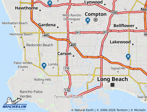 Mapa MICHELIN Carson - ViaMichelin