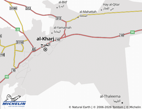 Carte MICHELIN al-Yarmouk - ViaMichelin