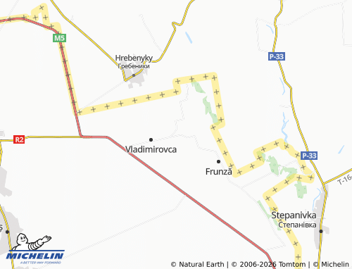 Carte MICHELIN Constantinovca - ViaMichelin