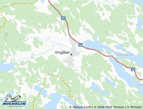 MICHELIN Vingåker map - ViaMichelin