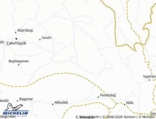MICHELIN-Landkarte Çomak - ViaMichelin