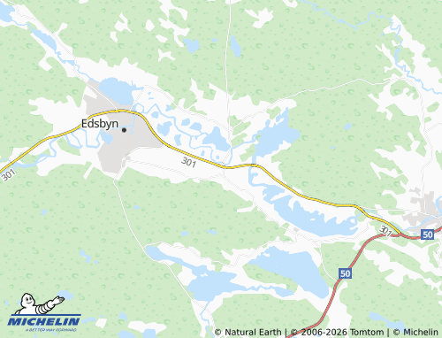 Kaart MICHELIN Ovanåker - ViaMichelin